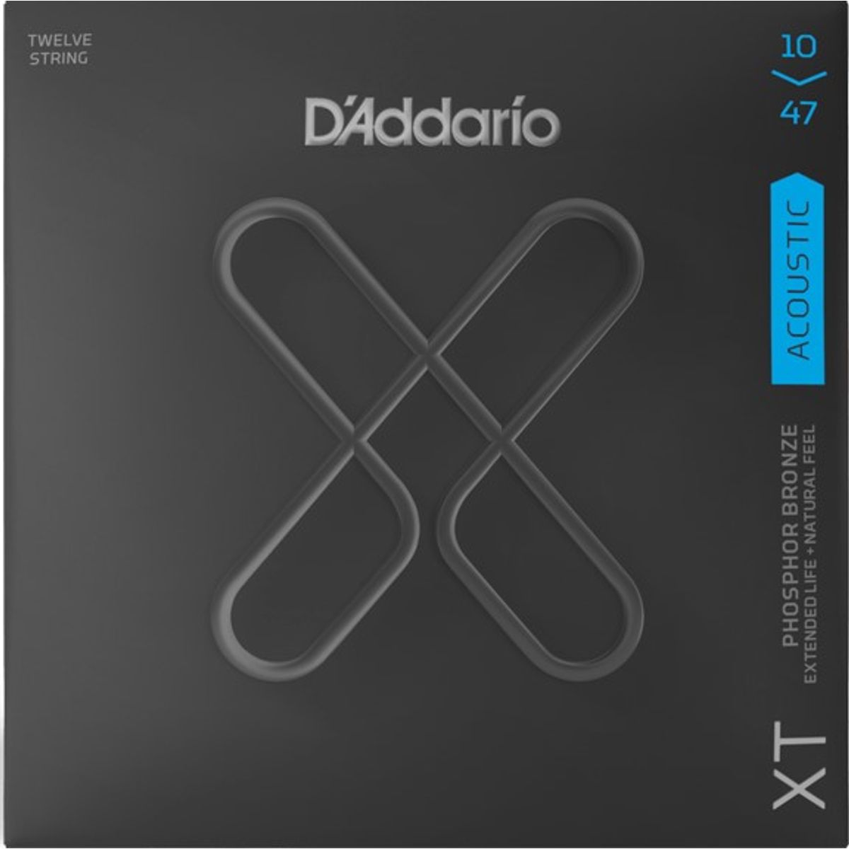 D ´Addario XTAPB1047-12 - Extra Light Acoustic Western-strenge 010-047 Til 12-Strenget