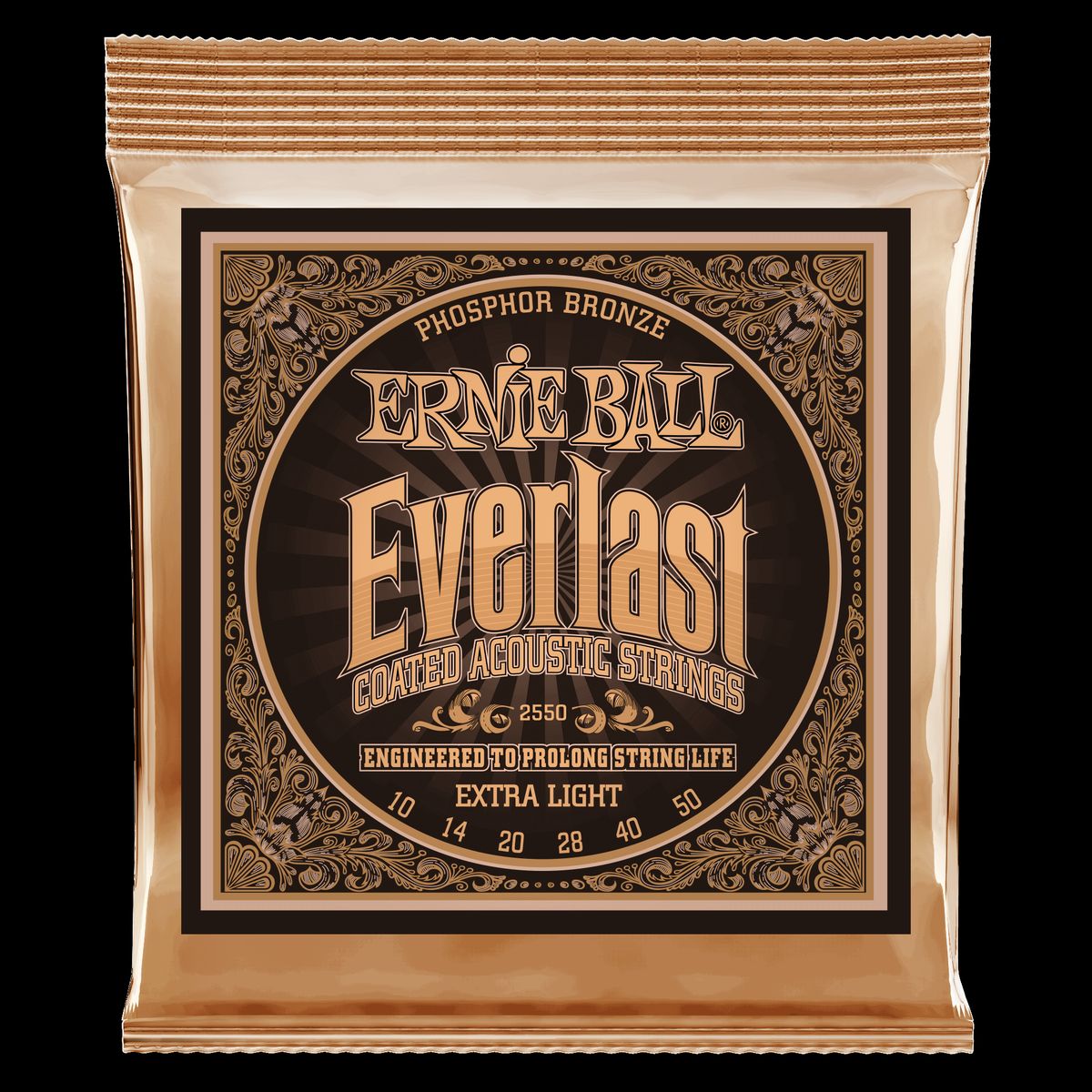 Ernie Ball 2550 Extra Light - Coated Phosphor Bronze Acoustic western-strenge 010-050