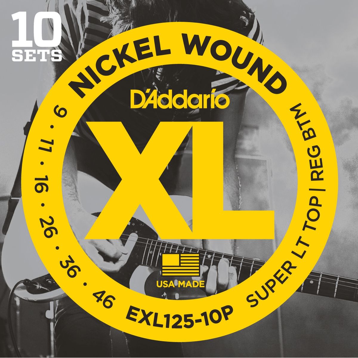 D ´addario EXL125 10 pack 0.09 - 0.46