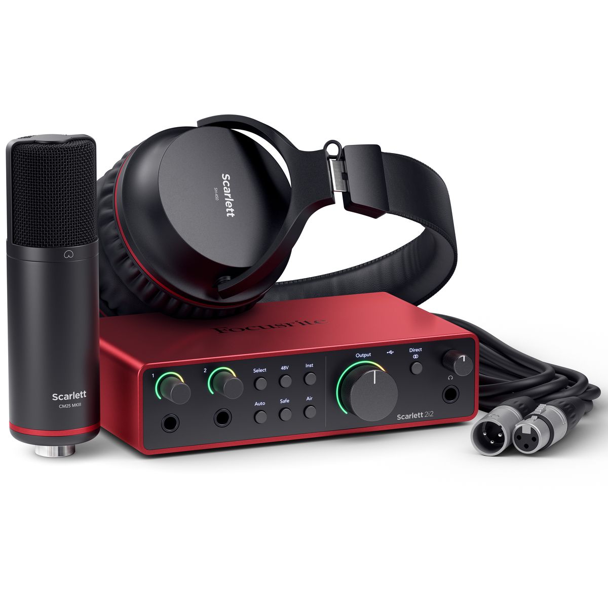 Focusrite Scarlett 2i2 Studio 4th Gen Lydkort Bundle