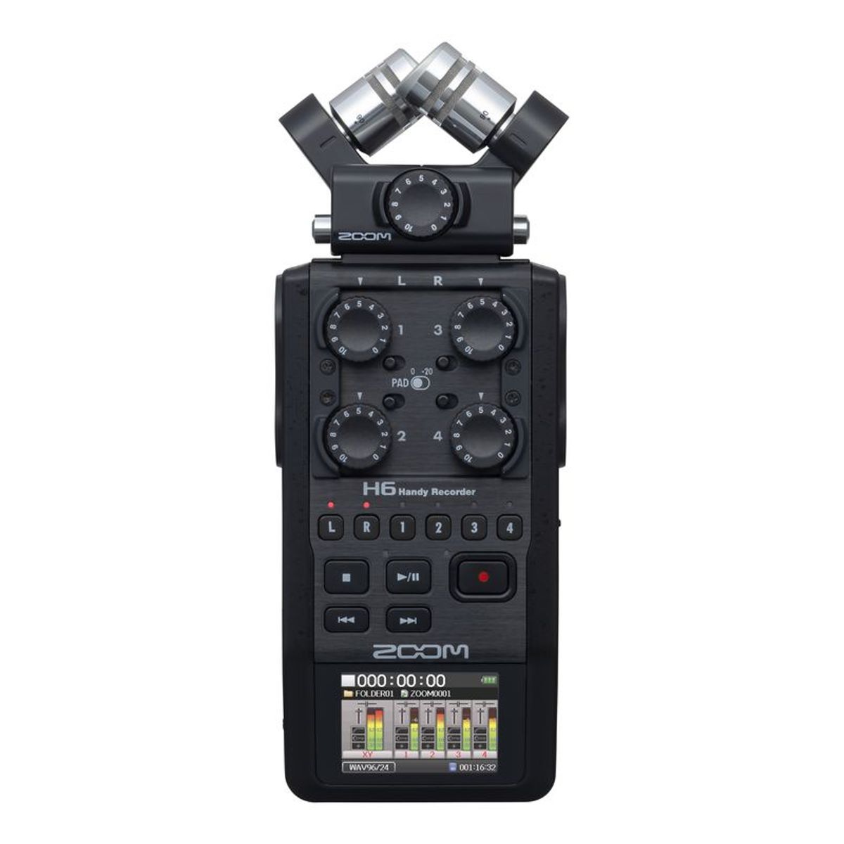 Zoom H6 Black Håndholdt recorder