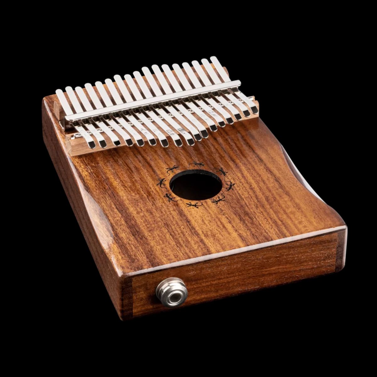 Ortega Kalimba med Pickup C Dur - 17Keys - Solid Acacia Træ