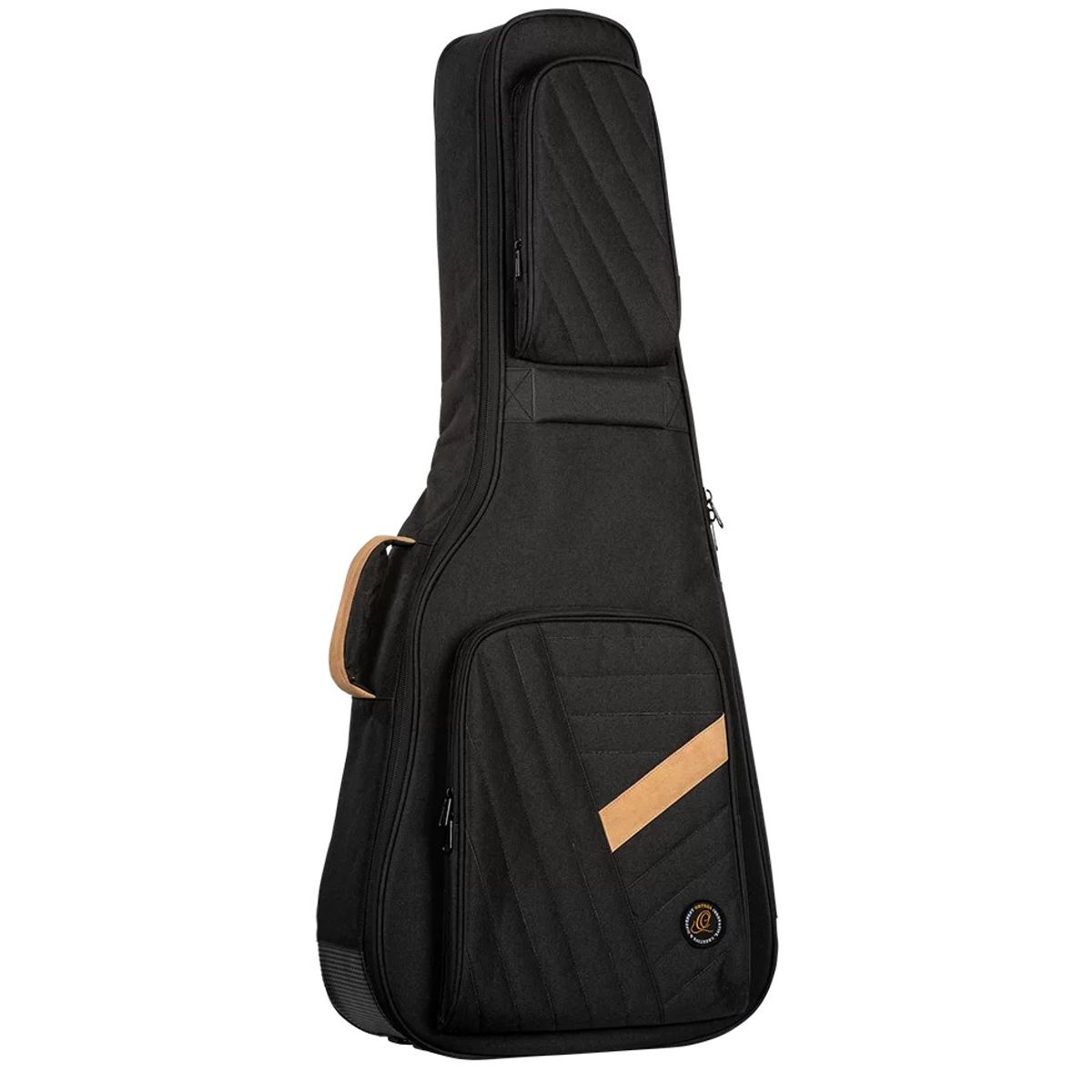 Ortega Deluxe F-formet Gigbag til Western guitar - Sort