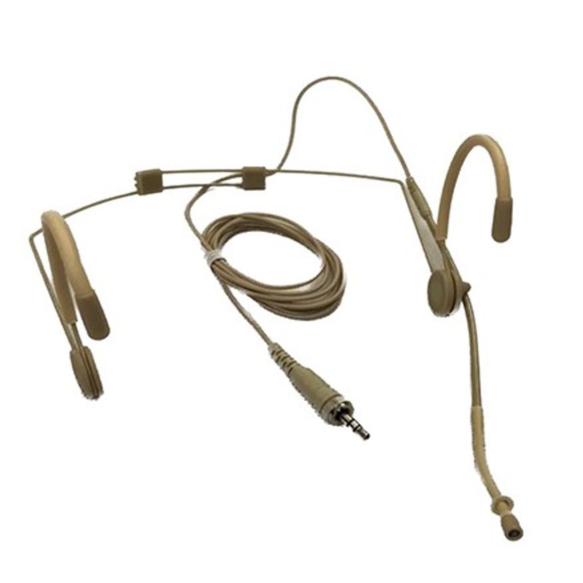 Scanmic HS8011-C3 Headset med Sennheiser 3,5mm Minijack omløber stik (Kugle) - Beige