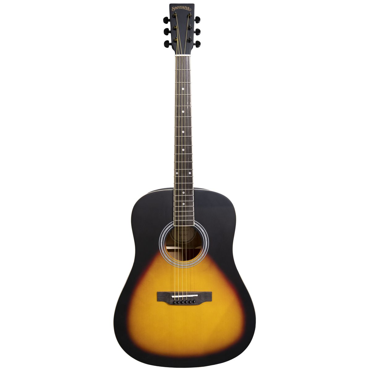 Santana LA-90-V2 - Western guitar - Black Sunburst