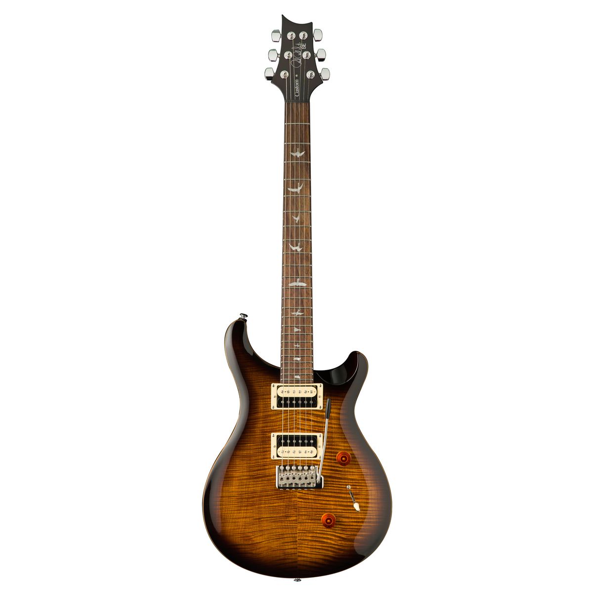 PRS SE Custom 24 - Black Gold Burst El-guitar inkl. gigbag