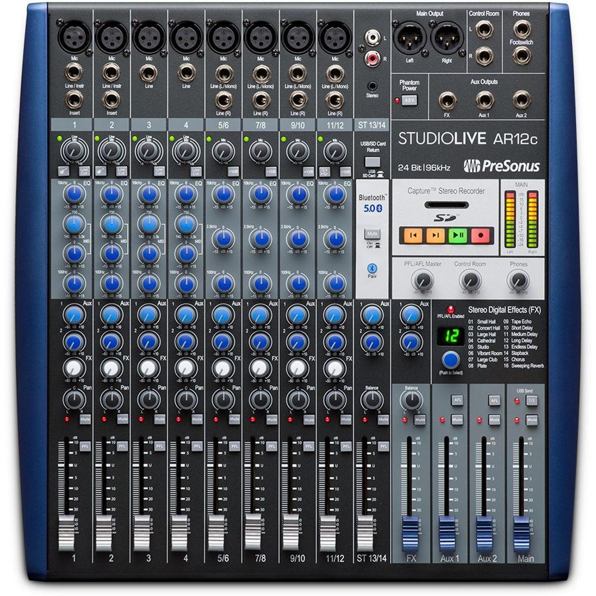 Presonus StudioLive AR12c PA Mixer med Bluetooth