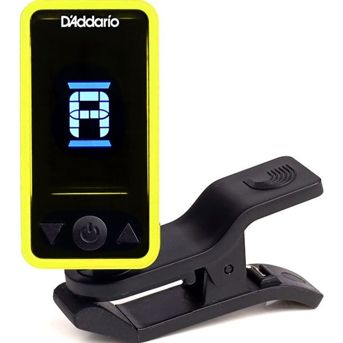 D'Addario Eclipse Tuner til guitar og el-bas Gul