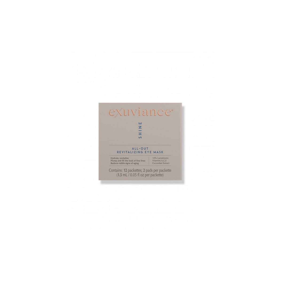 Exuviance All-Out Revitalizing Eye Mask