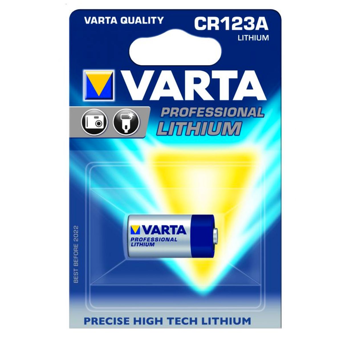 Batteri, CR123A, Varta Professional Lithium