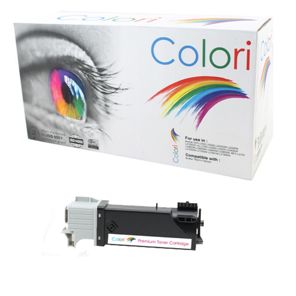 Printer Toner, Dell, 2150 2155Cn Sort