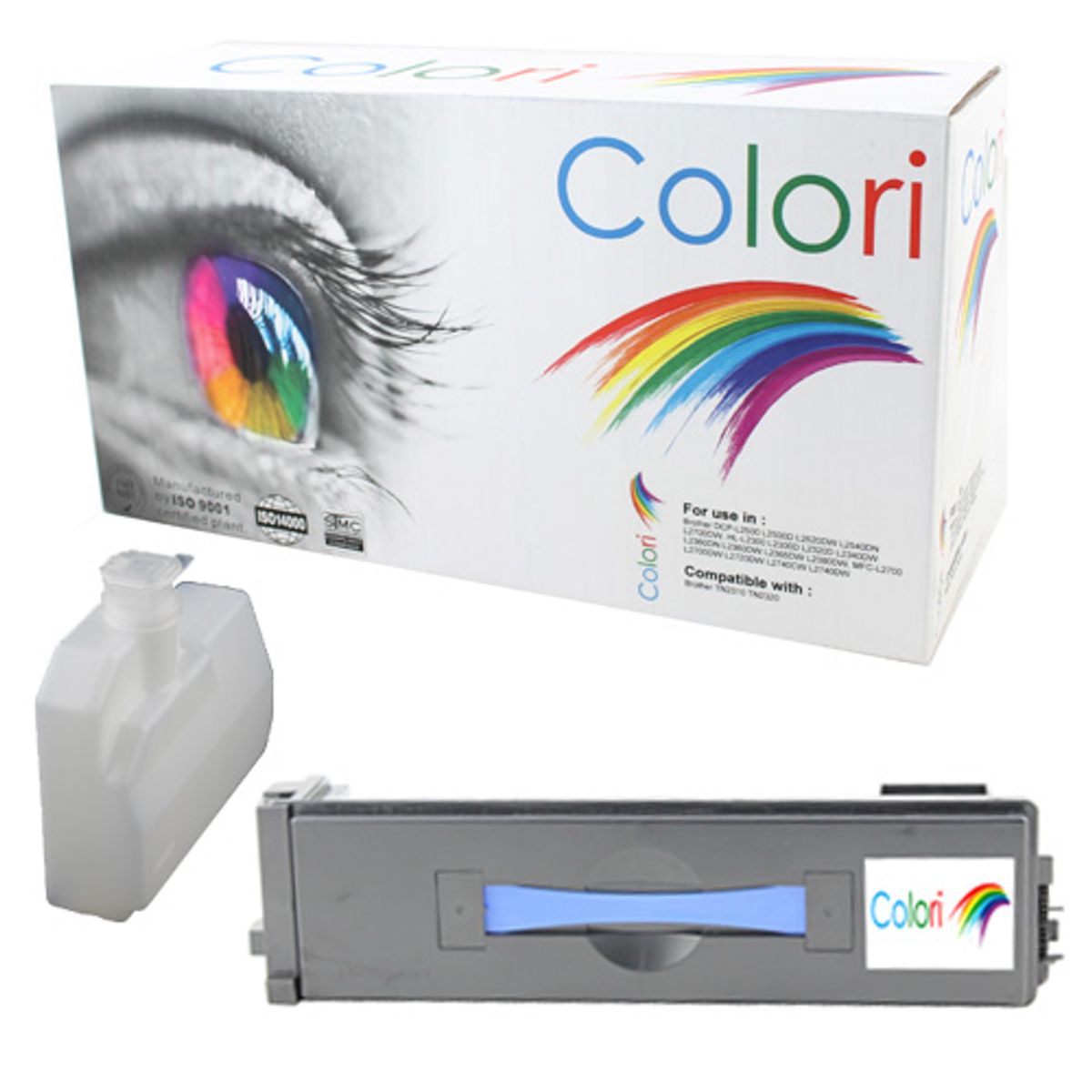 Printer Toner, Kyocera, TK540K Fsc5100Dn, Sort