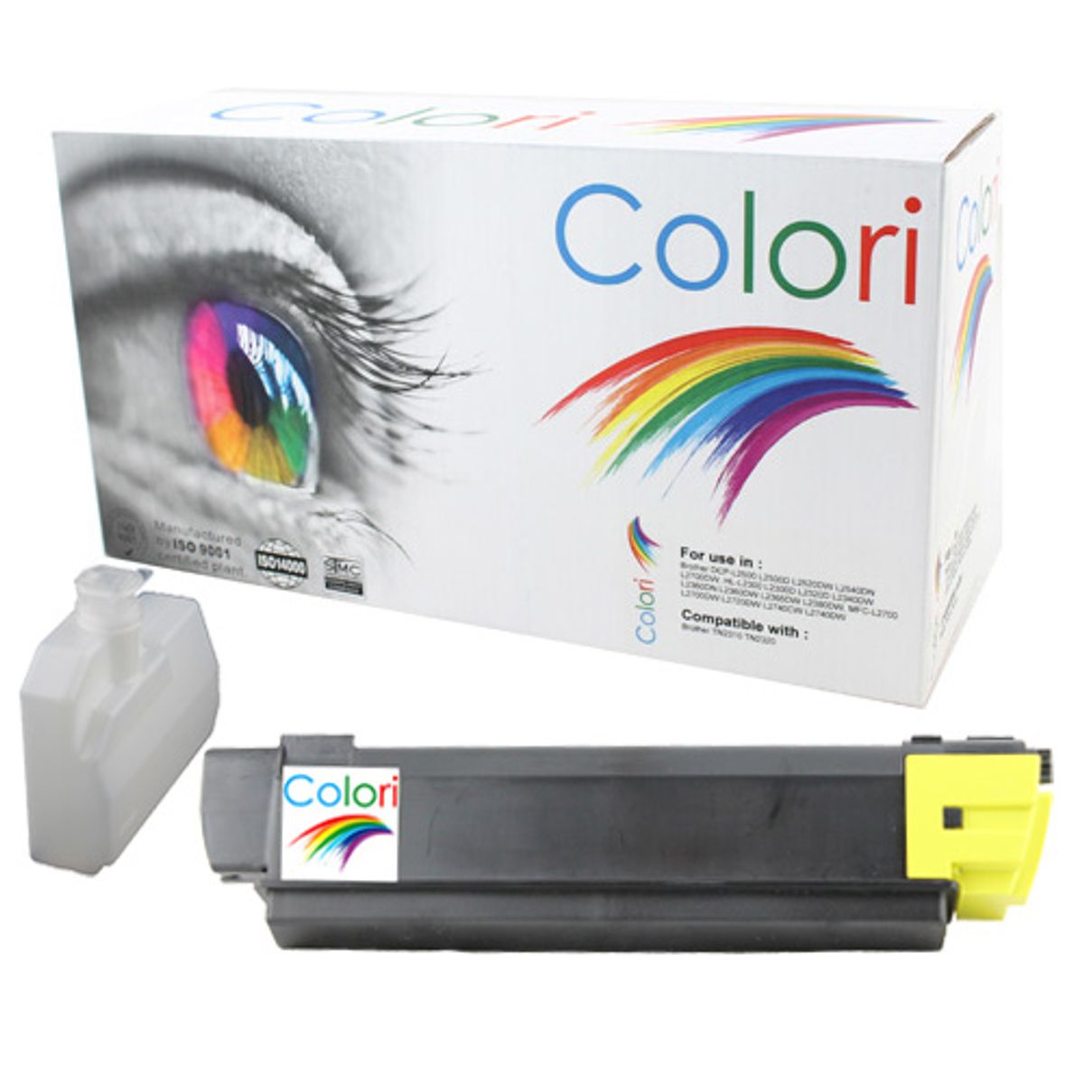 Printer Toner, Kyocera, TK590Y Fsc2016Mfp Gul