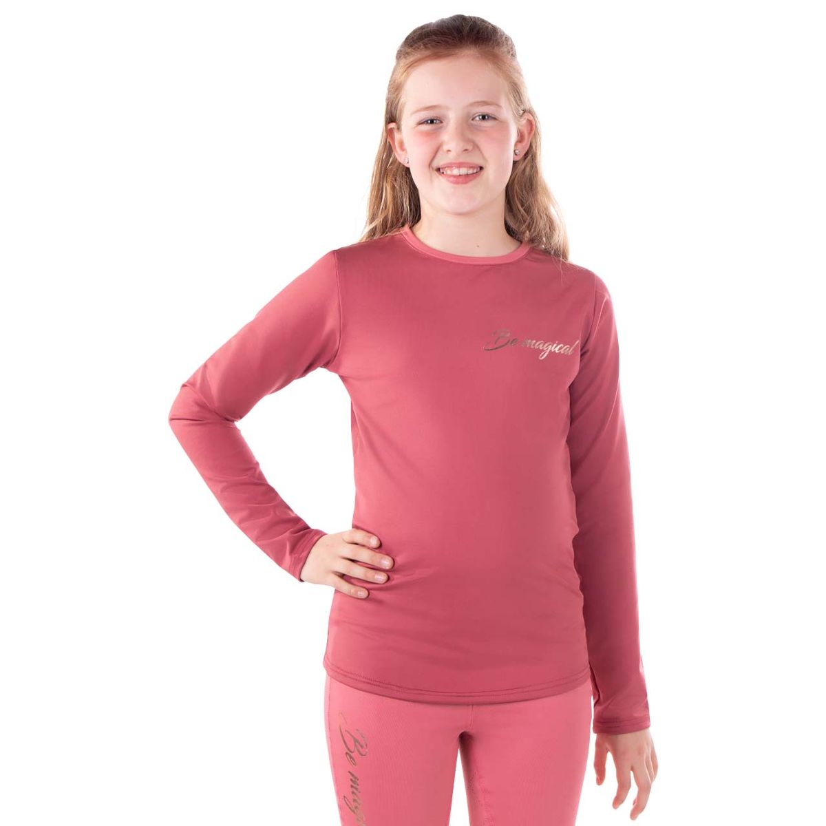 QHP Yazz sport shirt - rose 98