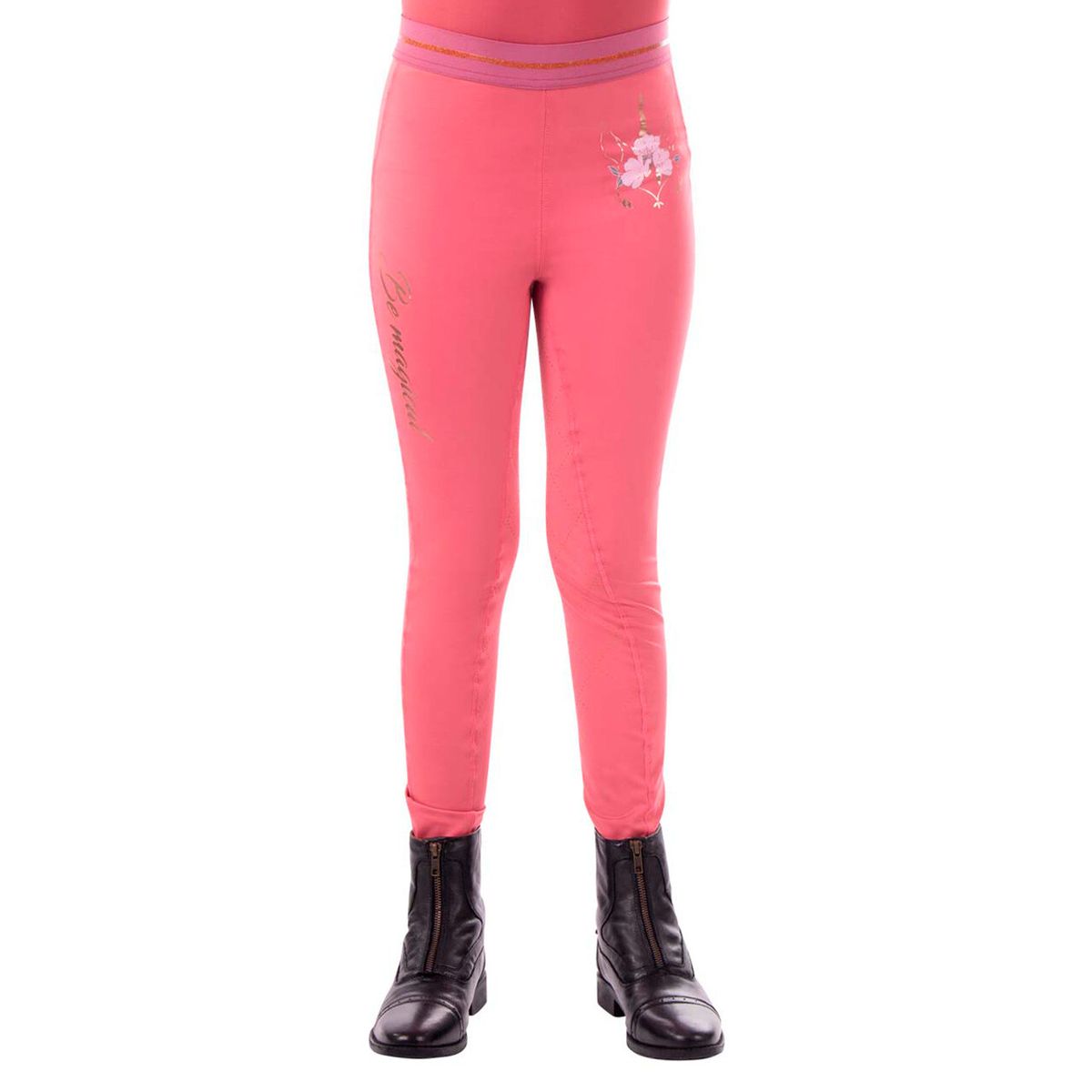 QHP Yazz ridetights - rose 128