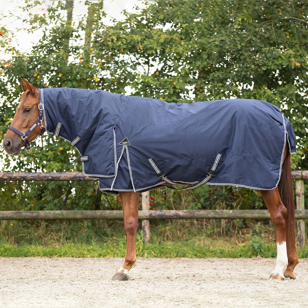 QHP vinterdækken med fuld hals - 300 g 145 cm