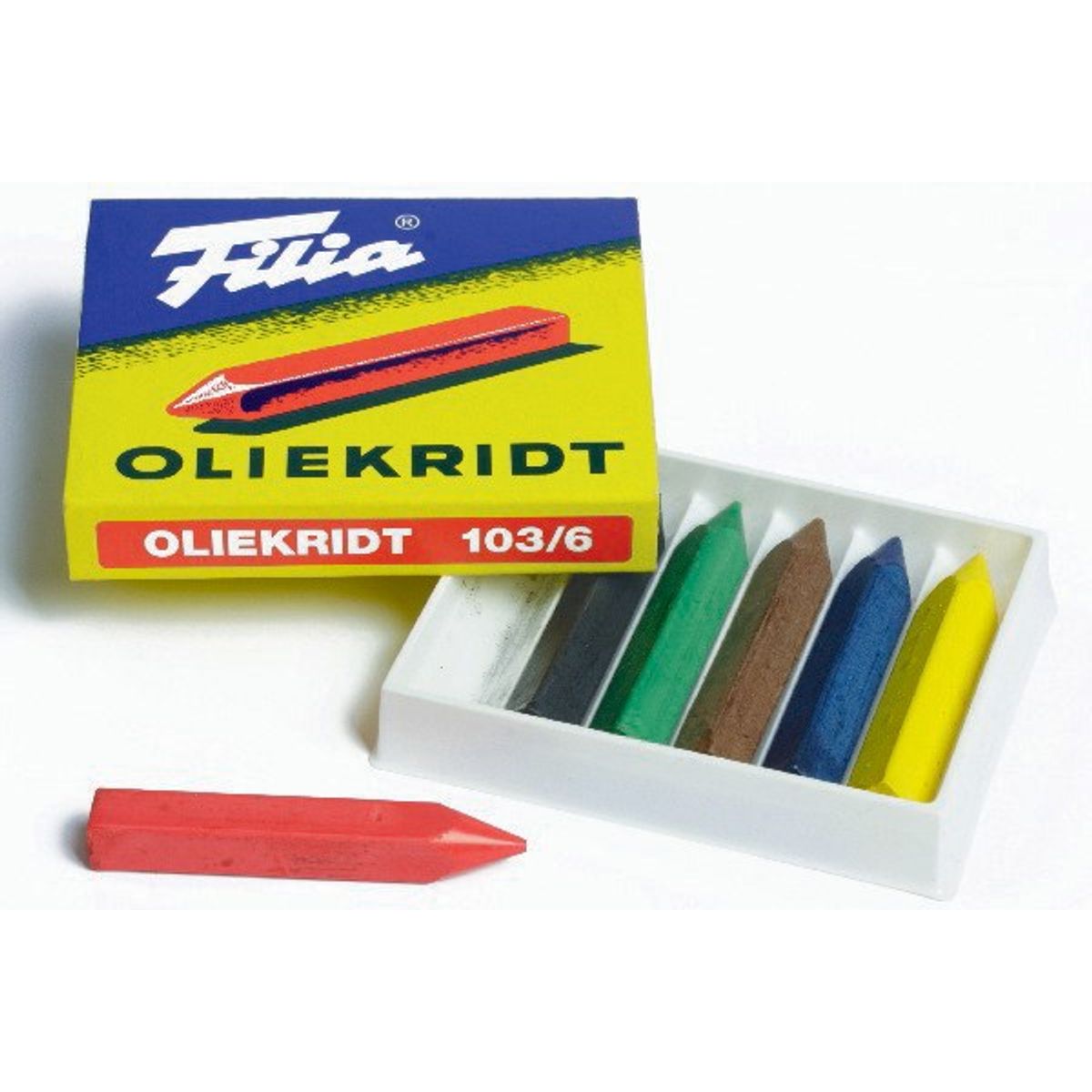 Filia Oliekridt - Ass farver - 6 stk