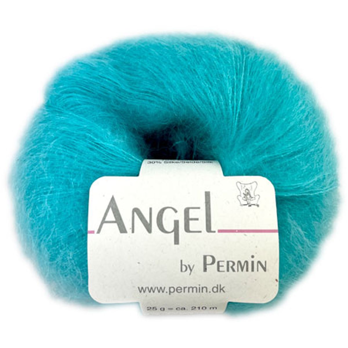 Angel Permin - Mohair og silkegarn - 8841101 Turkis Aqua