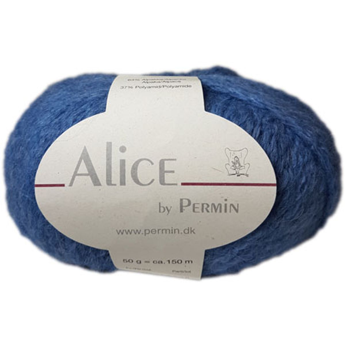 Alice Permin - Alpaca Uldgarn - fv 32 Due Blå