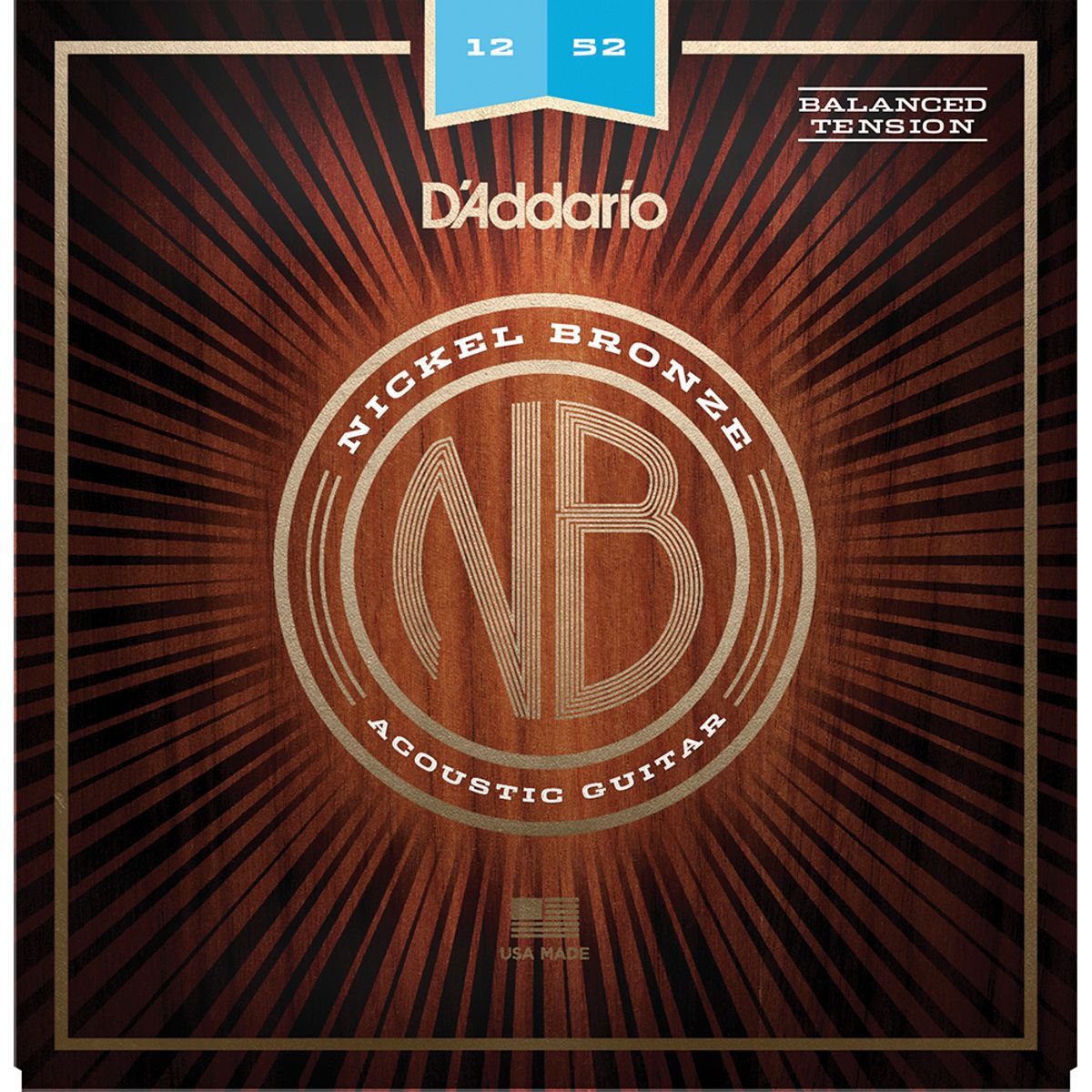 D'Addario NB1252BT Nickel Bronze Balanced Tension