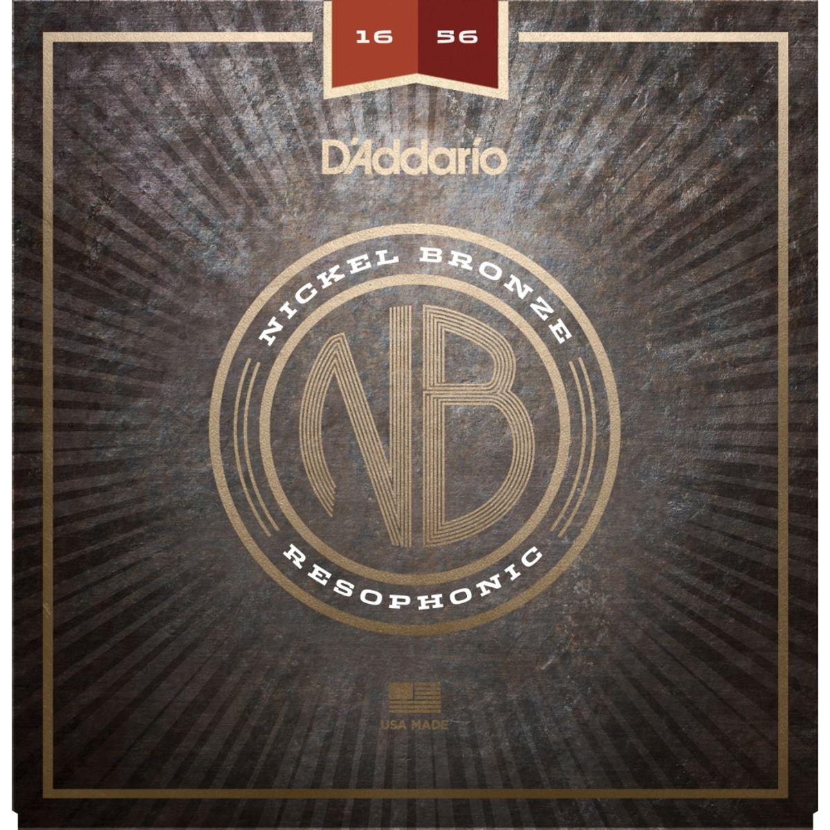 D'Addario NB1656 Nickel Bronze Resonator 16-56