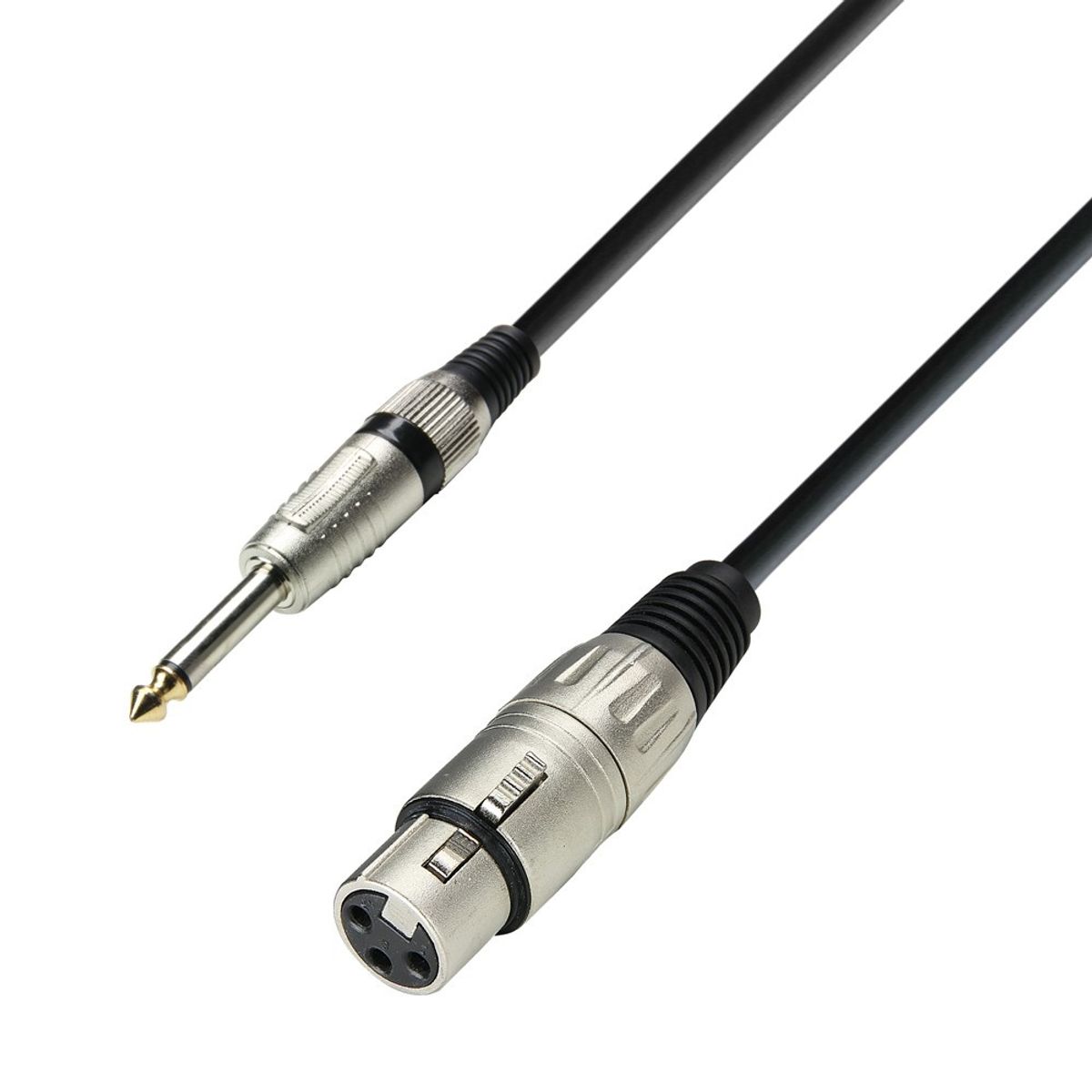 Adam Hall 3 STAR MFP 1000 Microphone Cable XLR female to 6.3 mm Jack mono 3 m