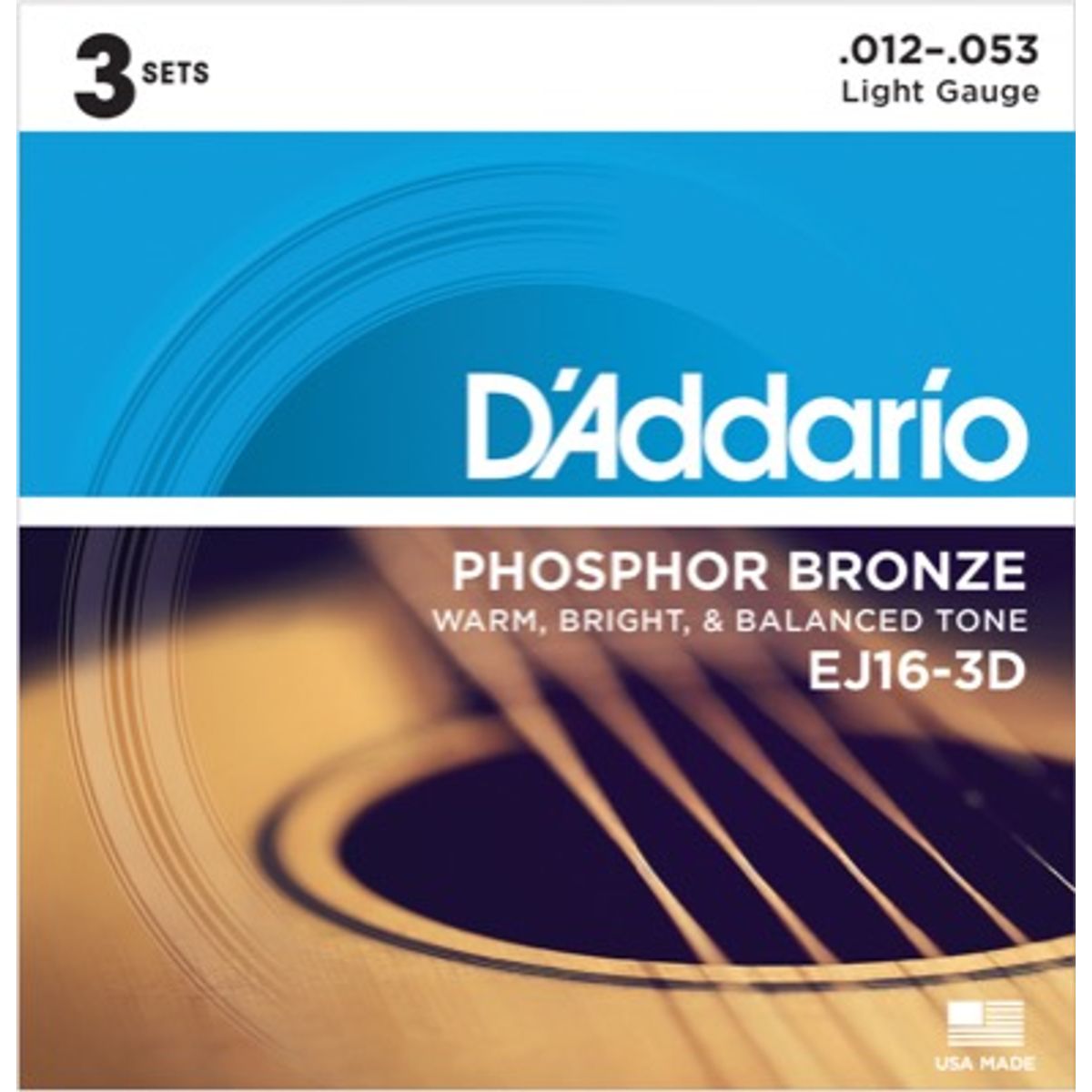 D'Addario EJ16-3D