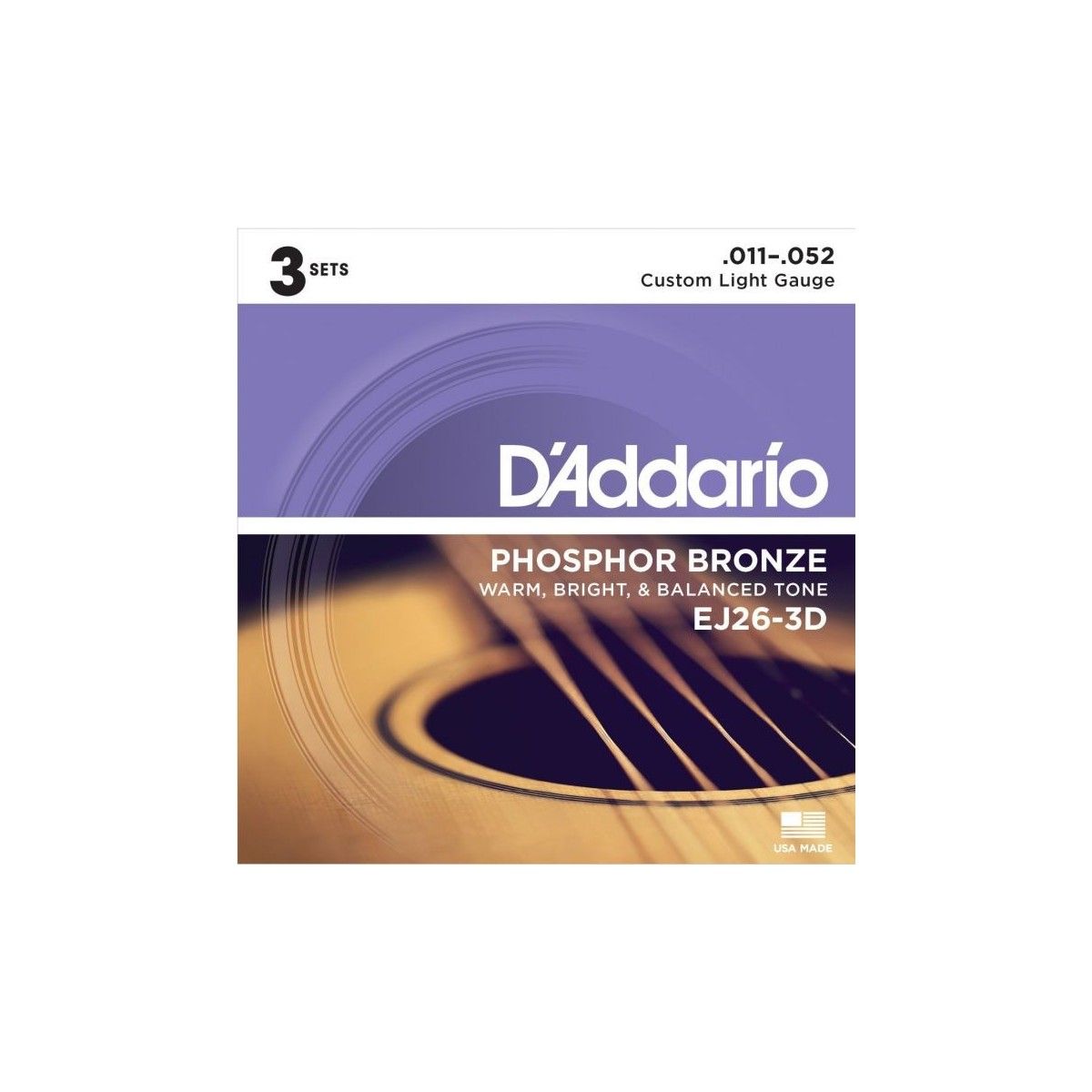 D'Addario EJ26-3D