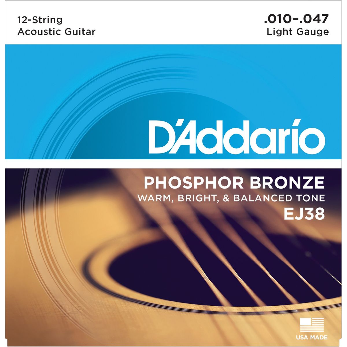 D'Addario EJ38 12 strenge