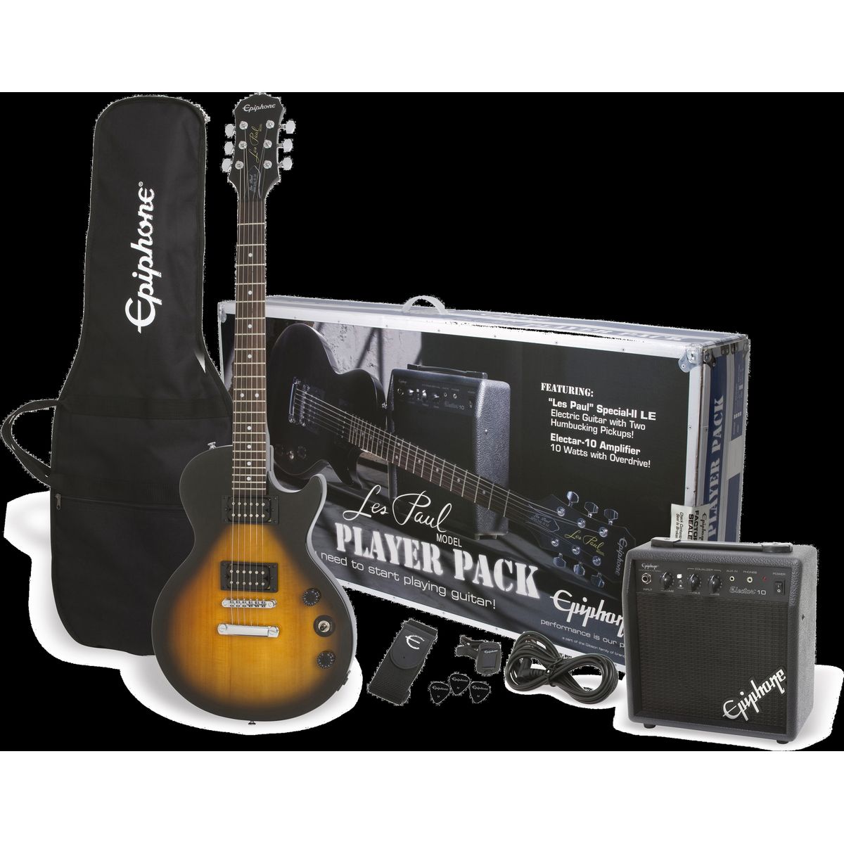 Epiphone Les Paul Vintage Sunburst Player Pack