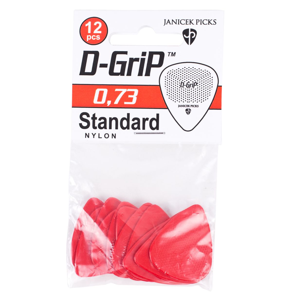 Janicek Picks D-Grip 0,73mm 12 Pack