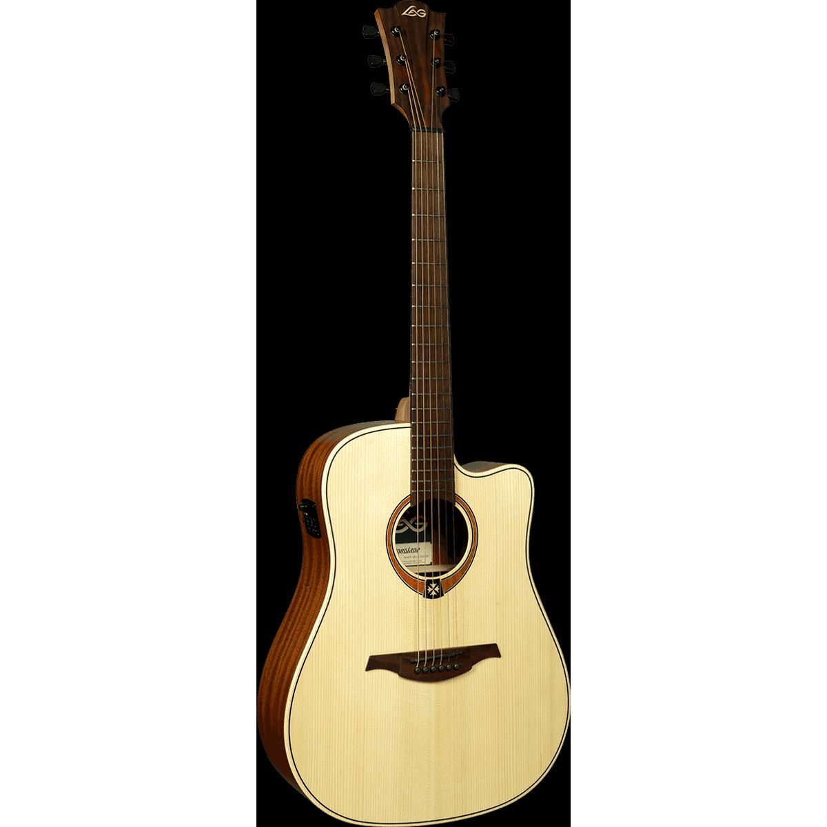 Lag T70DCE Dreadnought Cutaway Electro Natur