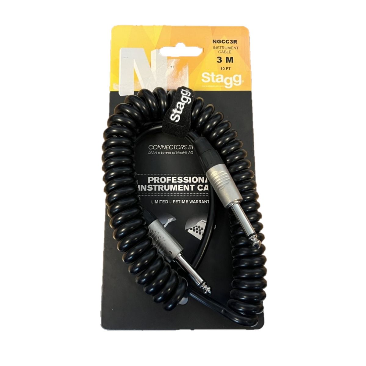 Stagg NGCC3R 3m Instrumentkabel