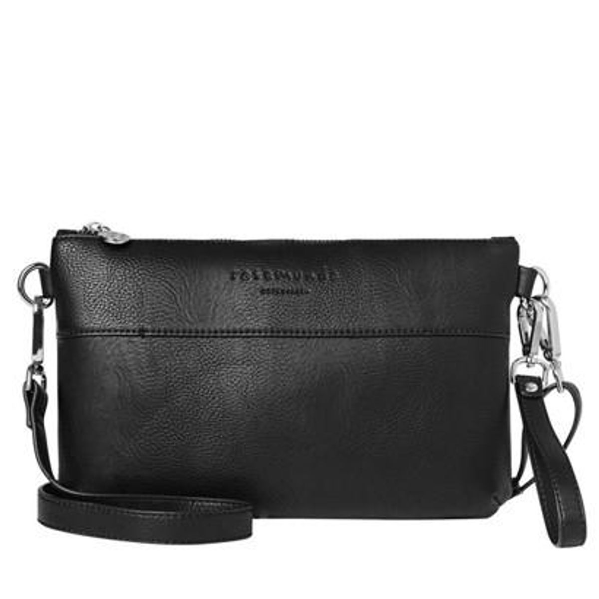 Rosemunde RBAndora Combi Clutch Sort/Sølv B0144-6090