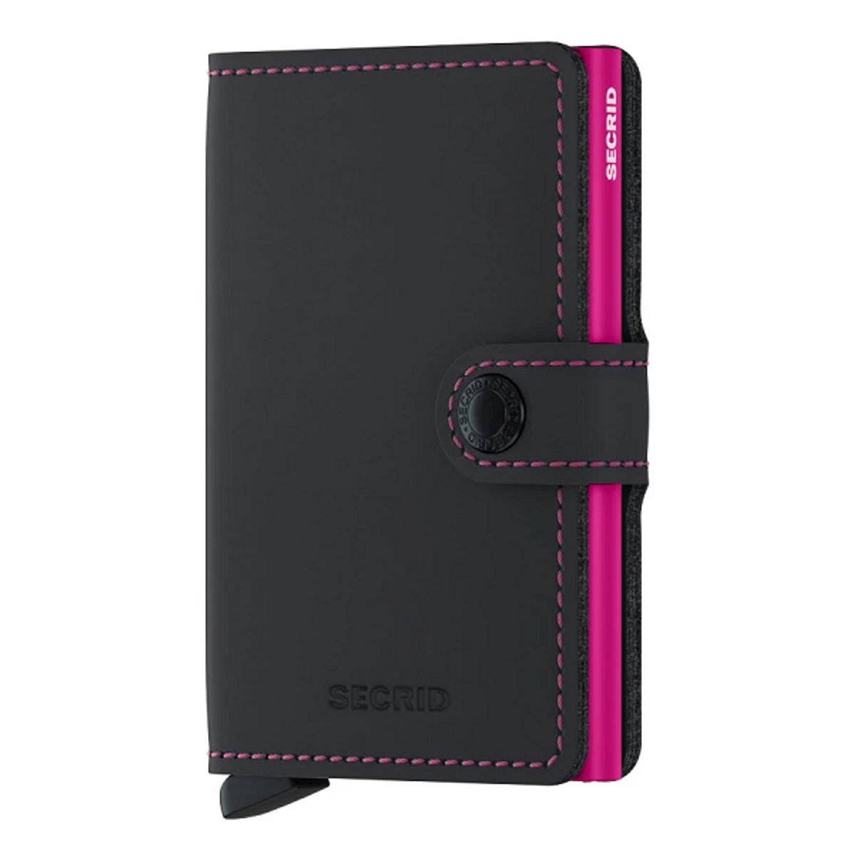 SECRID RFID Matte Kreditkortholder MM-Black/Fuchsia