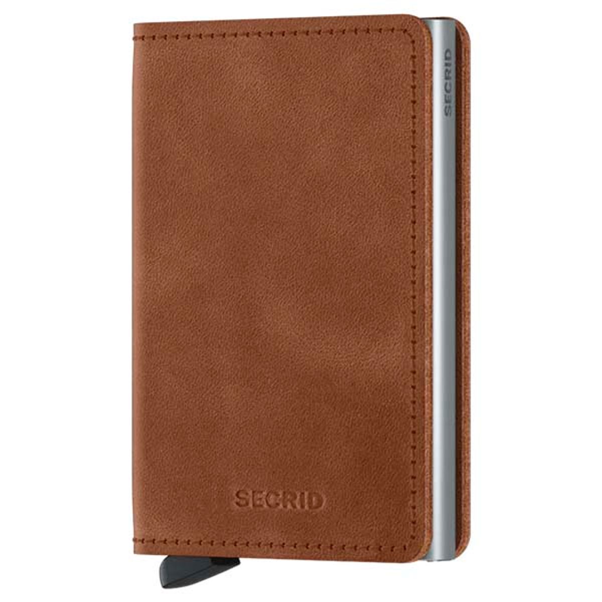 SECRID RFID Vintage Slimwallet SV-Cognac/Silver