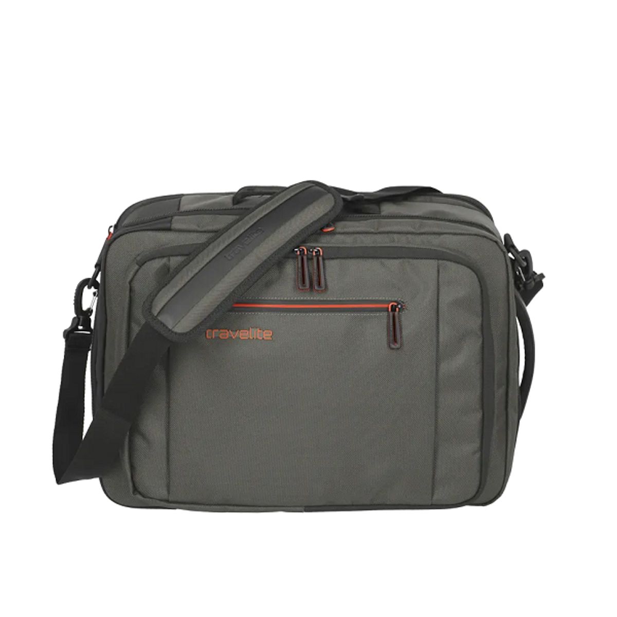 Travelite CROSSLITE Combi Boardbag Computertaske 43 cm Dark Olive 092904-86