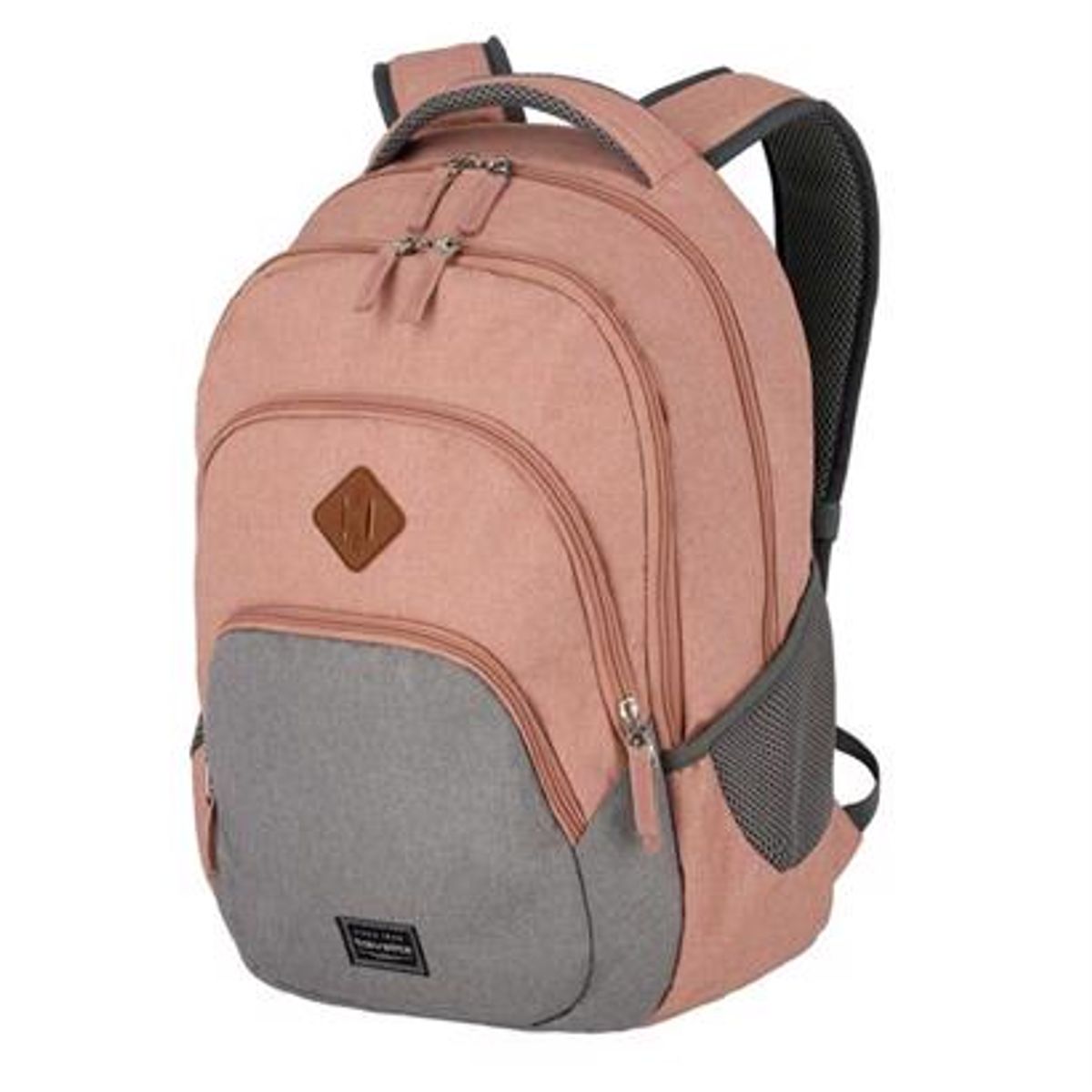 Travelite Basics Melange Rygsæk 15.6" Rose/Grå 096308-17