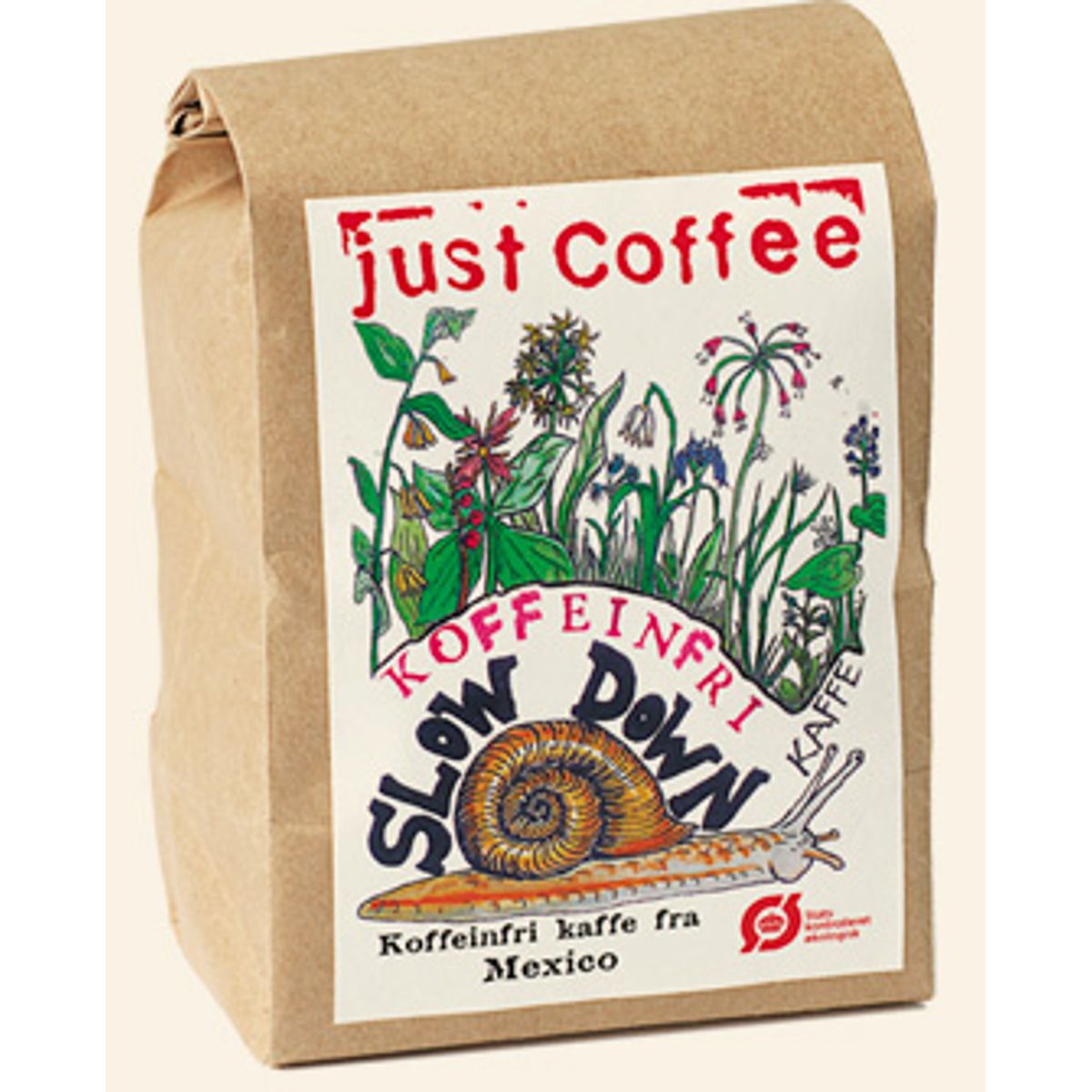 Slowdown koffeinfri kaffe- Mellem/Mørkristet 2,5 kg