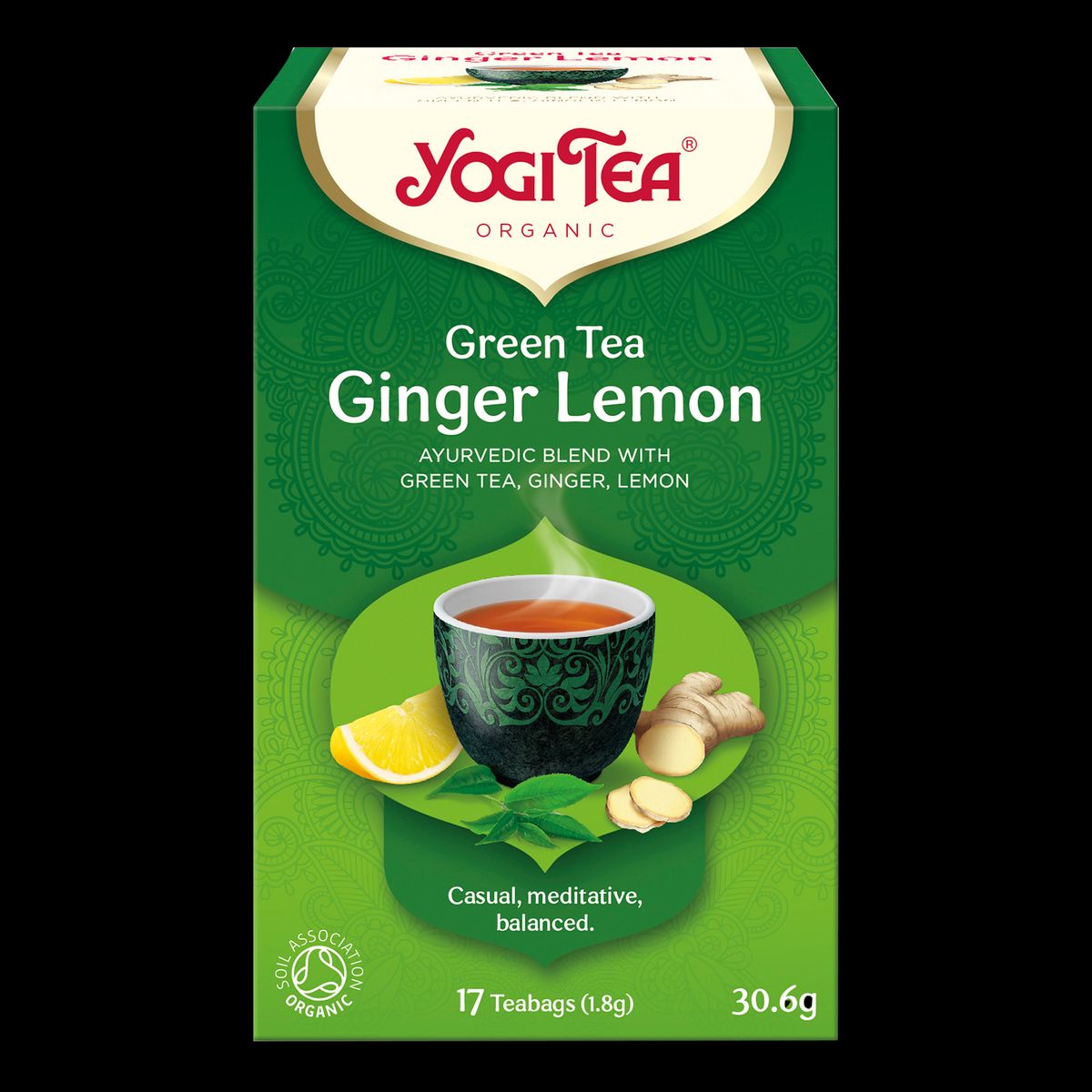 Yogi Tea Green Ging Lemon Øko/Organic 17breve