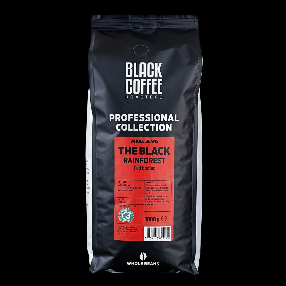 BCR PRO The Black 1 kg RFA Hele bønner