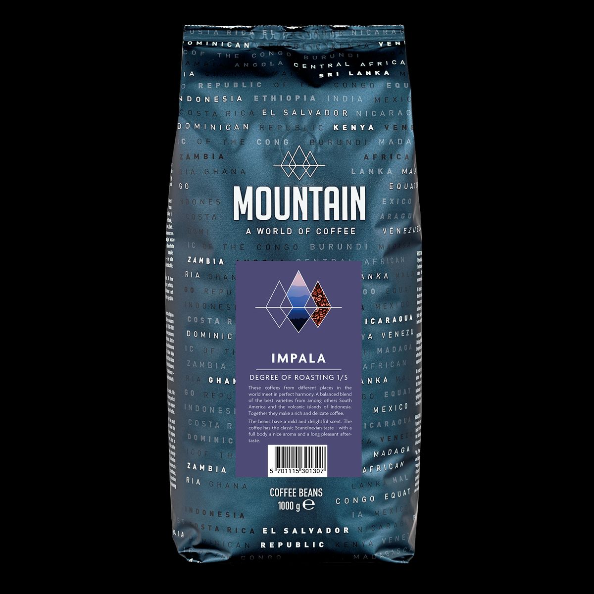 Mountain Impala Hele bønner 1 kg