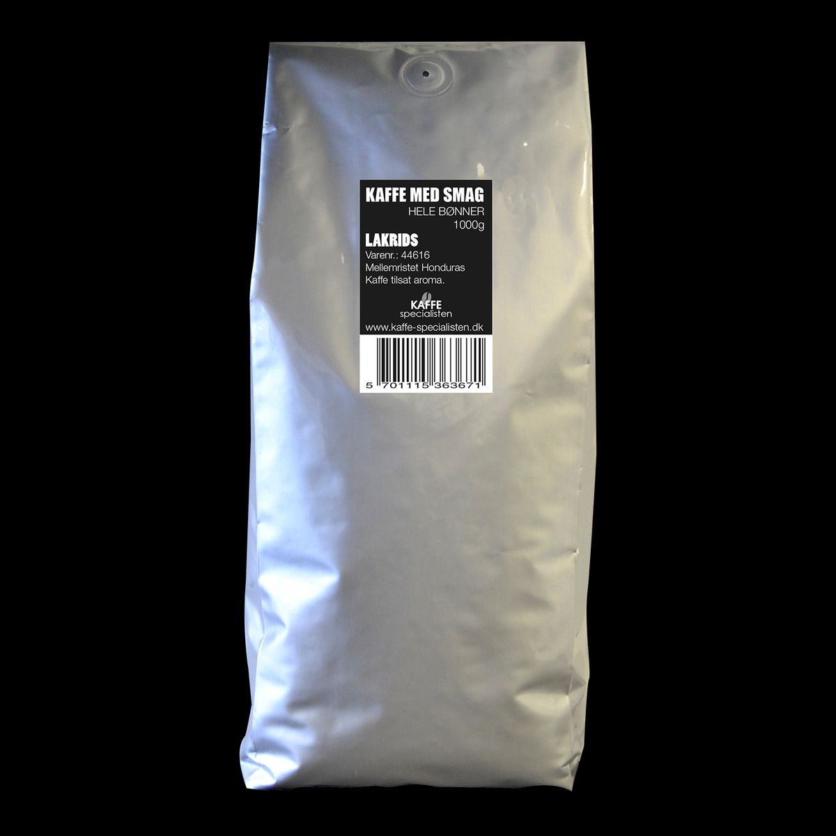 Kaffe Lakrids 1 kg. Hele bønner