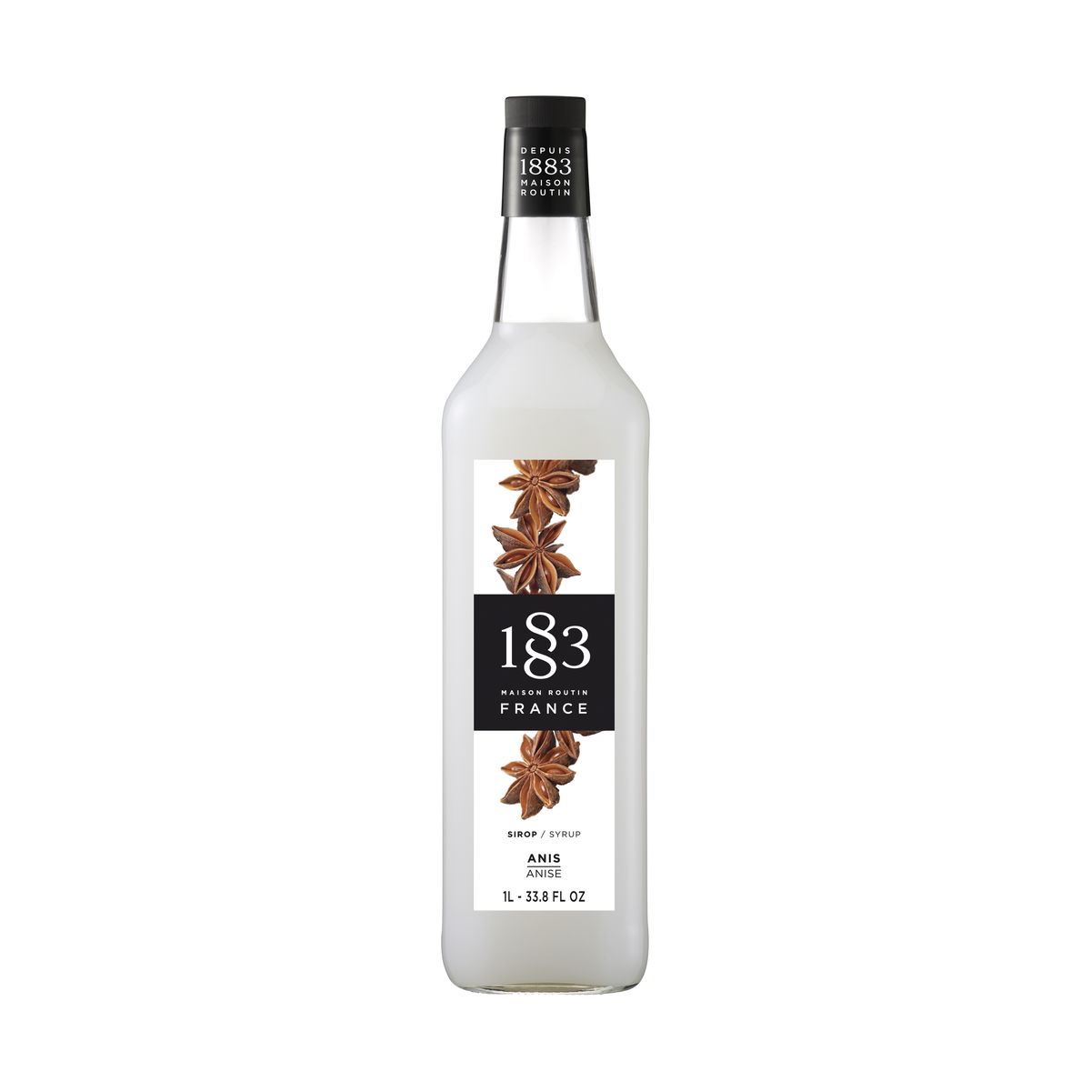 1883 lakrids - anis sirup 1 liter glas