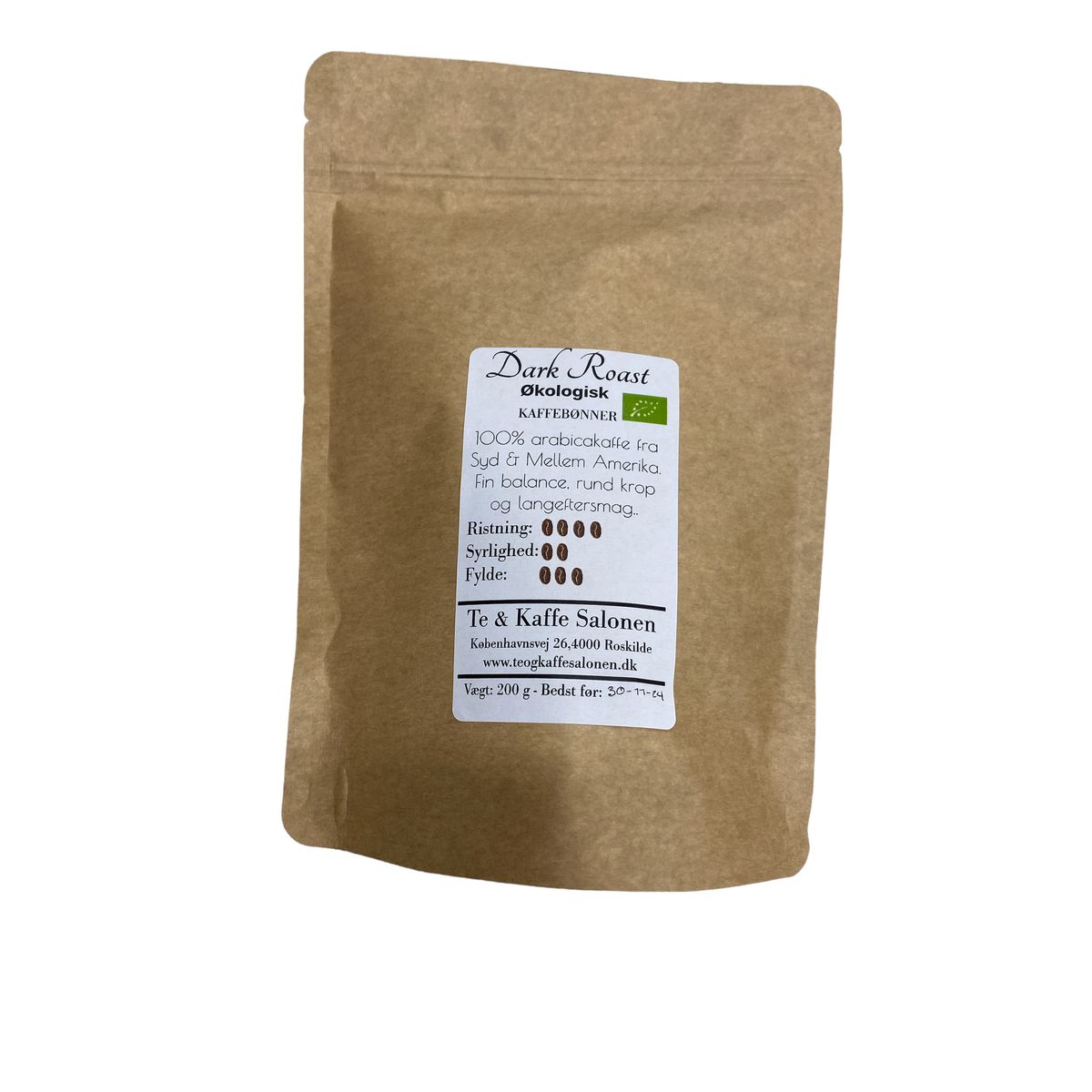 Dark roast Øko Hele bønner 200 g