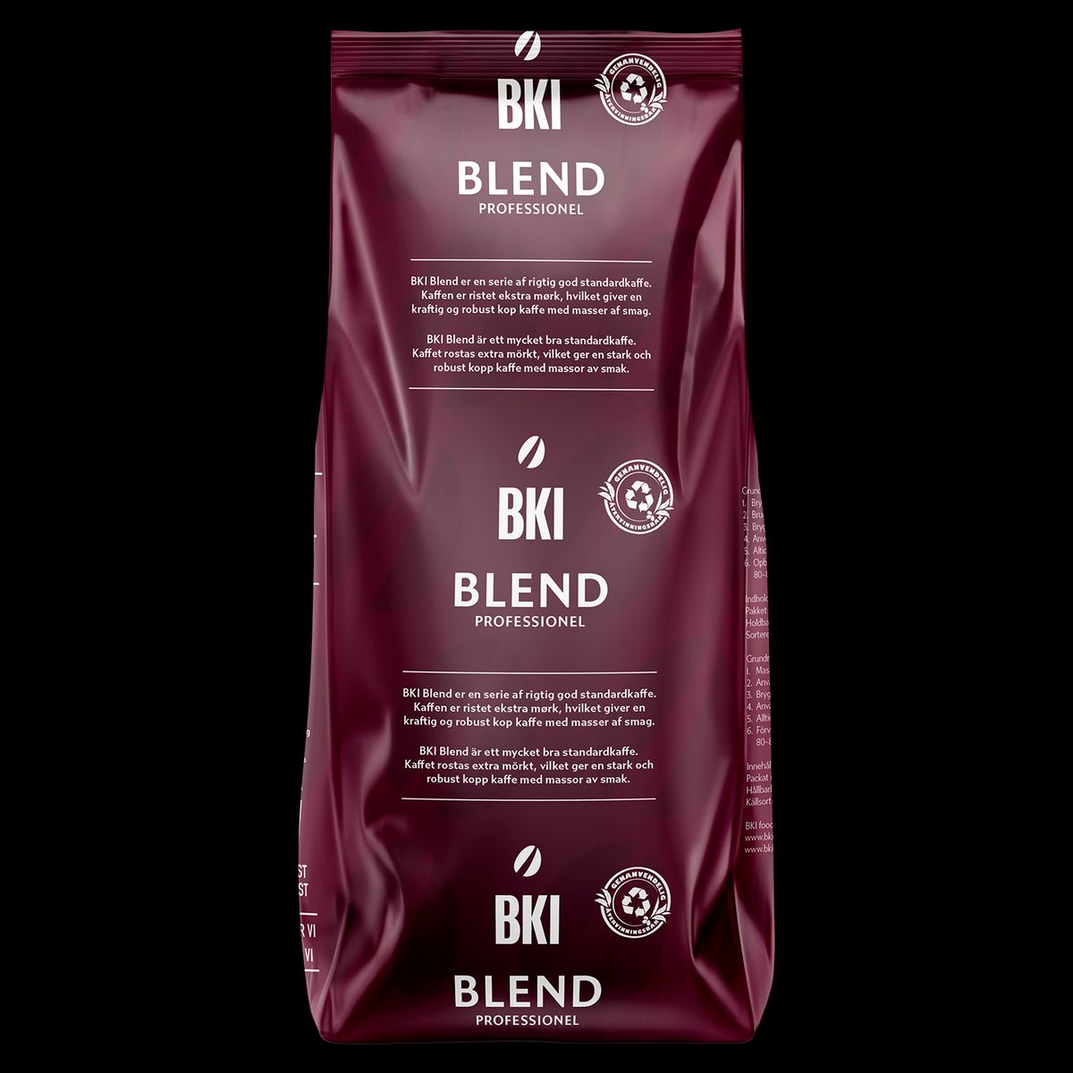 BKI Blend 99 Dark Roast, formalet, 500 g