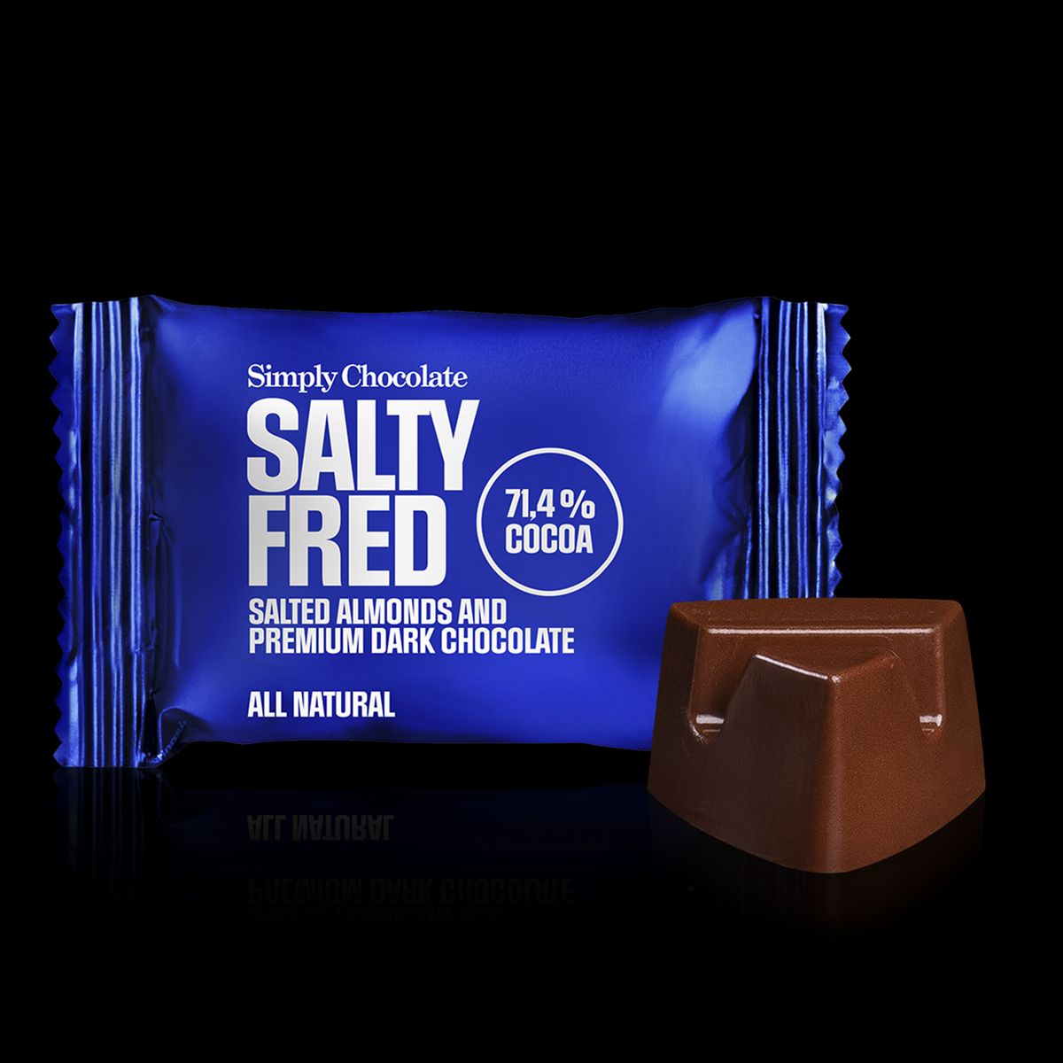 Chokolade Bites, Salty Fred(71%) 10g