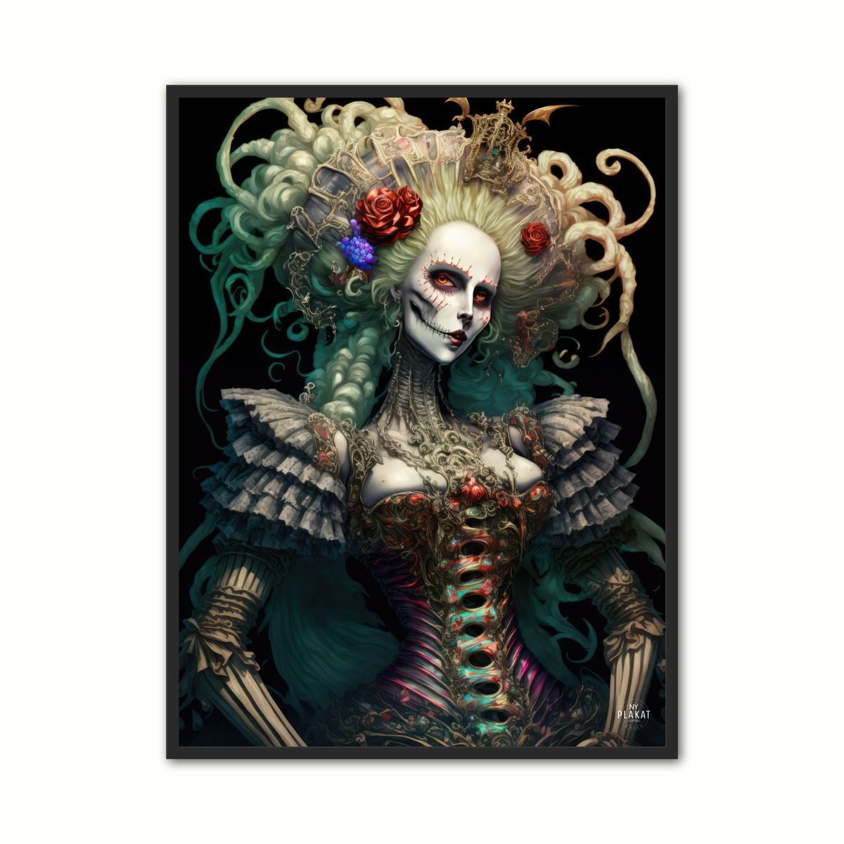 Plakat med Baroque Queen Plakat No. 1 - Barok 21 x 29,7 cm (A4)