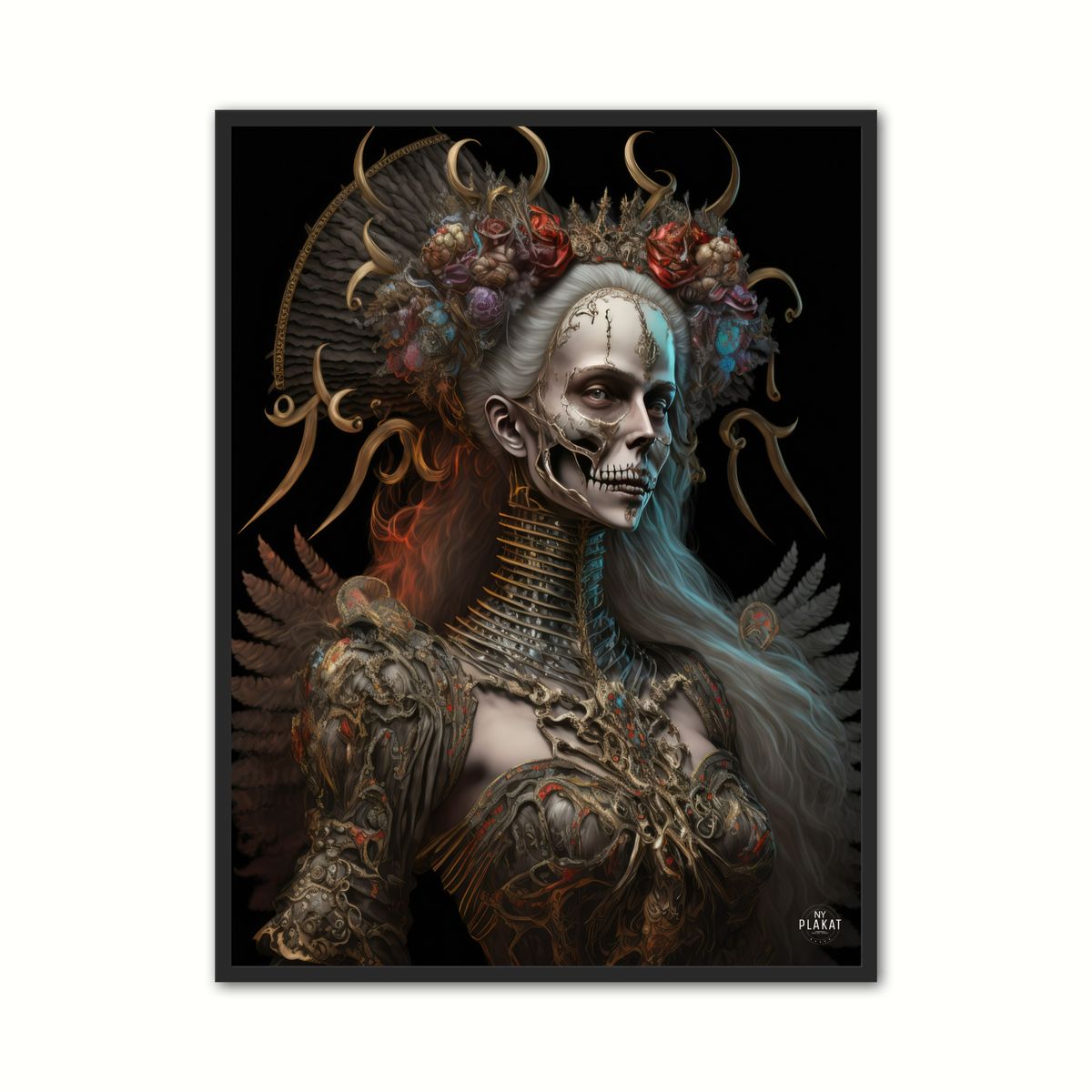 Plakat med Baroque Queen Plakat No. 3 - Barok 30 x 40 cm