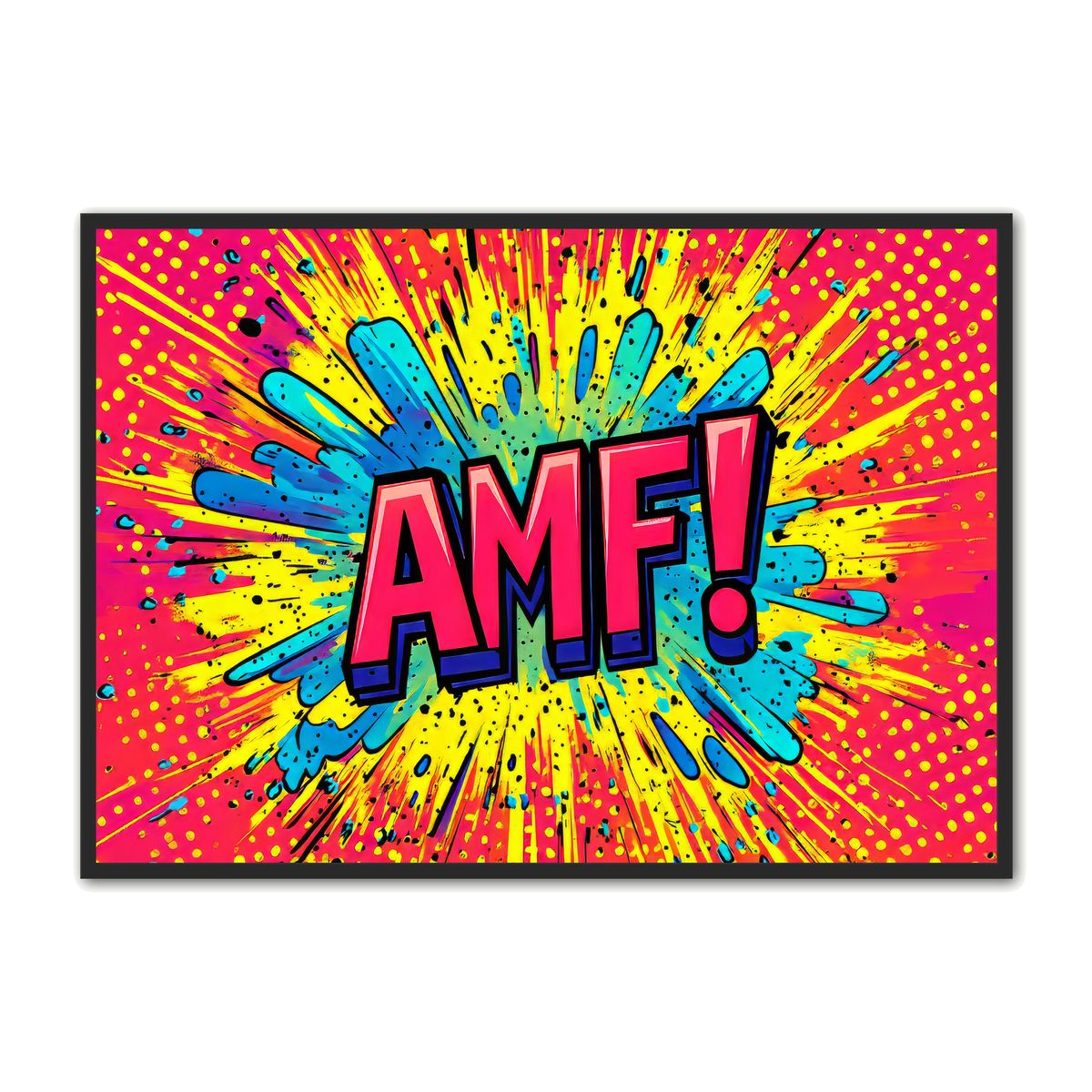 Plakat med AMF 2 - Gamer Plakat 30 x 40 cm